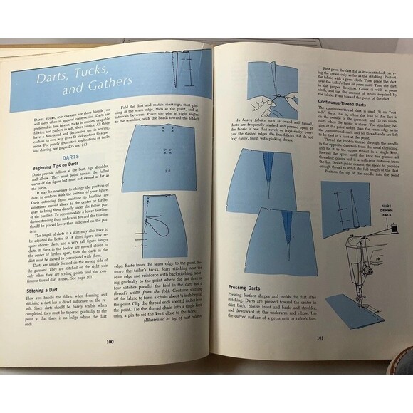 Vintage Singer Sewing Book The Complete Guide To Sewing Hardcover 1969 - Picture 5 of 6